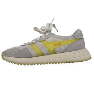 GOLA Vancouver Mesh Citron Yellow Gray Lace Up Sneakers Sz 7